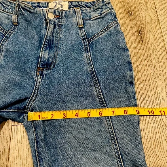 We The Free Bell Bottom Flare Jeans Pants Womens 26x32 - Picture 11 of 13